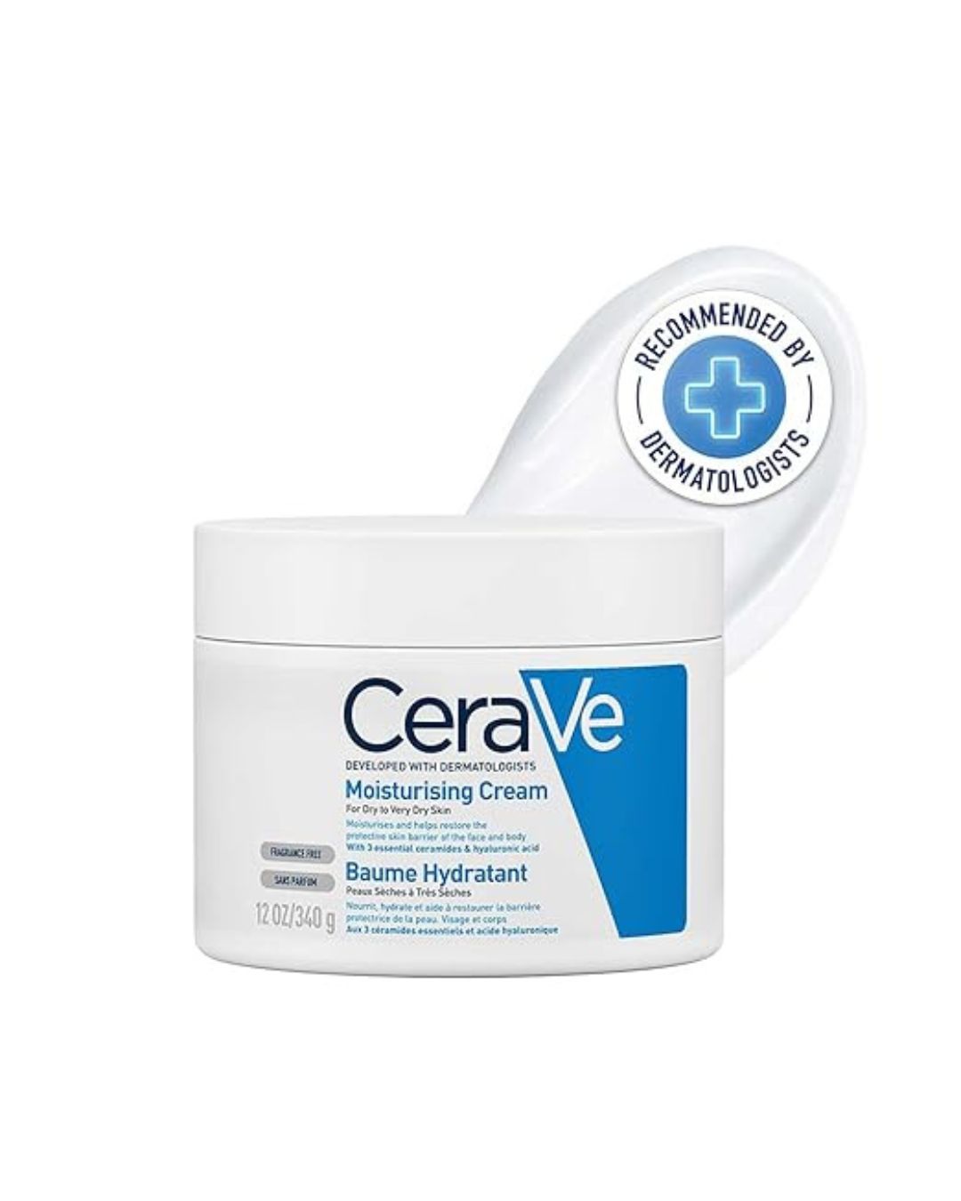 CERAVE MOISTURISER CREAM 340GM CERAVE MOISTURISER CREAM 340GM - Image 1